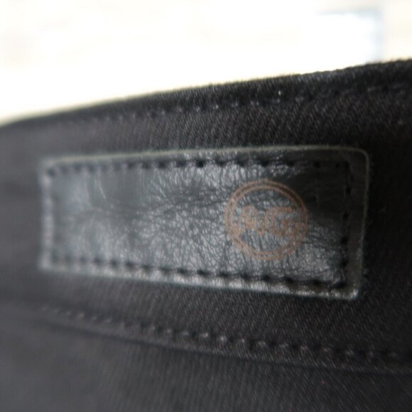 Adriano Goldschmied Alexxis Jeans Size 24 High Rise Vintage Slim Black Distress - Picture 13 of 16